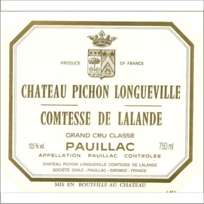 1982 Chateau Pichon Longueville Comtesse de Lalande Pauillac - click image for full description