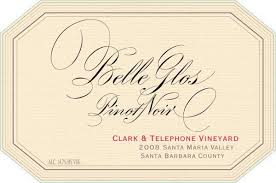 2012 Belle Glos Pinot Noir Clark and Telephone Santa Maria Valley - click image for full description