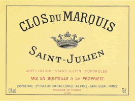 2017 Clos Du Marquis St. Julien - click image for full description