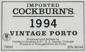 1994 Cockburn's Vintage Port - click image for full description