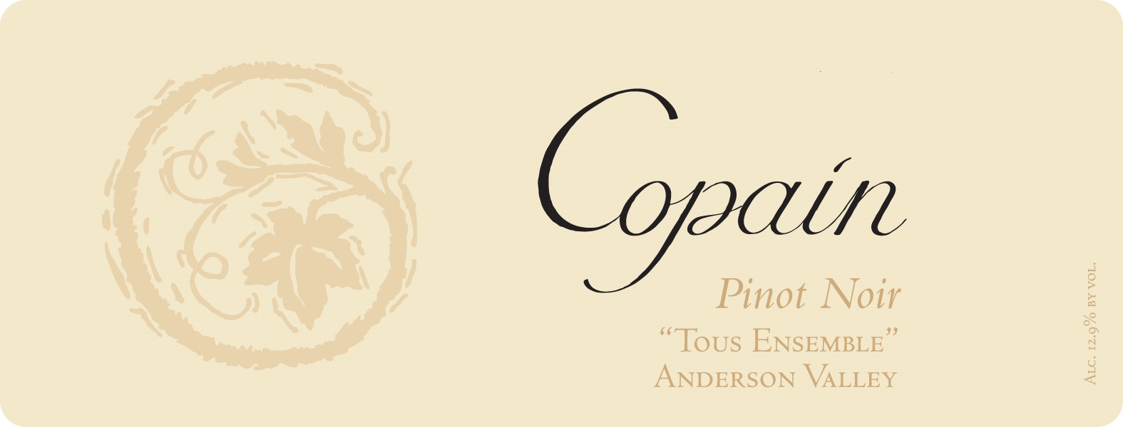 2012 Copain Pinot Noir Kiser En Haut Anderson Valley - click image for full description