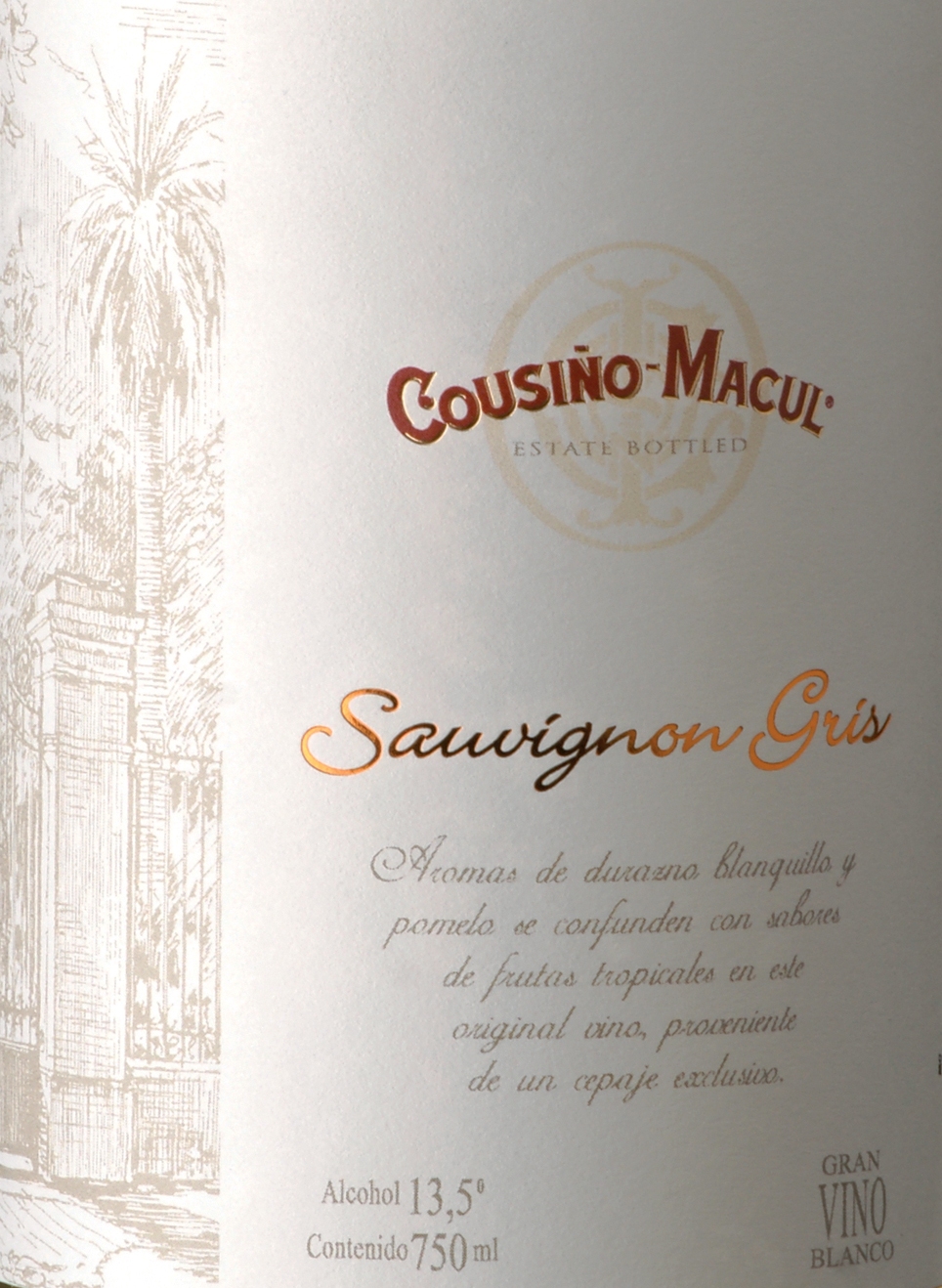 2017 Cousino Macul Sauvignon Gris - click image for full description