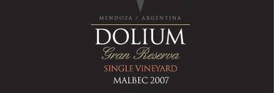 2005 DOLIUM MALBEC GRAN RESERVA MENDOZA - click image for full description