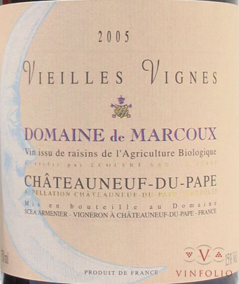 2004 Domaine Marcoux Chateauneuf Du Pape Vielles Vigne image