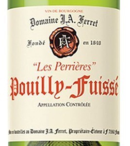 2012 Domaine Ferret Pouilly Fuisse Les Perrieres - click image for full description