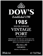 1985 Dow's Vintage Port image