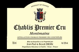 2014 Jean Paul Droin Montmains Chablis 1er Cru image