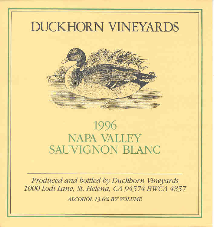 2012 Duckhorn Sauvignon Blanc Napa - click image for full description