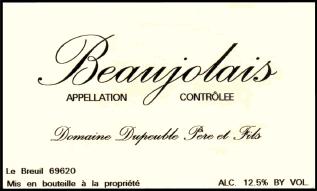 2010 Domaine Dupeuble Beaujolais image