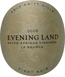 2017 Evening Land Pinot Noir Seven Springs Vineyard Eola Amith - click image for full description