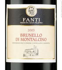 2012 Fanti Tenuta San Filippo Brunello Di Montalcino - click image for full description