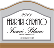 2012 Ferrari Carano Fume Blanc Sonoma County - click image for full description