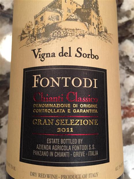 2012 Fontodi Chianti Classico Riserva Vigna Del Sorbo Gran Selezione image