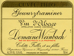 2007 Domaine Weinbach Gewurztraminer Cuvee Theo image