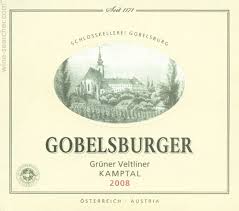 2013 Gobelsburger Gruner Veltliner Kamptal Austria - click image for full description