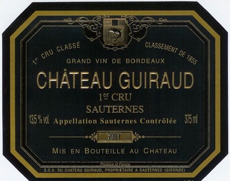 2009 Chateau Guiraud Sauternes (375ml) image