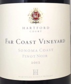 2013 Hartford Court Pinot Noir Far Coast Sonoma Coast image