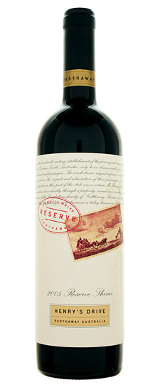 2001 Henry's Drive Reserve Shiraz Padthaway image