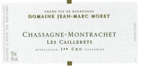 2010 Domaine Jean Marc Morey Chassagne Montrachet Les Caillerets 1er Cru image