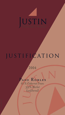 2016 Justin Justification Red Blend Paso Robles image