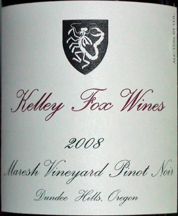 2017 Kelley Fox Wines Pinot Noir Maresh Vineyard Star of Bethlehem Flower Block Dundee Hills image