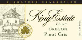 2014 King Estate Pinot Gris Oregon - click image for full description