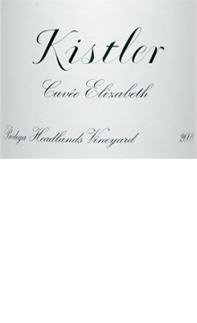 2008 Kistler Pinot Noir Cuvee Elizabeth Bodega Headlands Vineyard Sonoma Coast - click image for full description