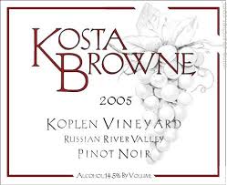 2014 Kosta Browne Pinot Noir Koplen Vineyard Russian River image