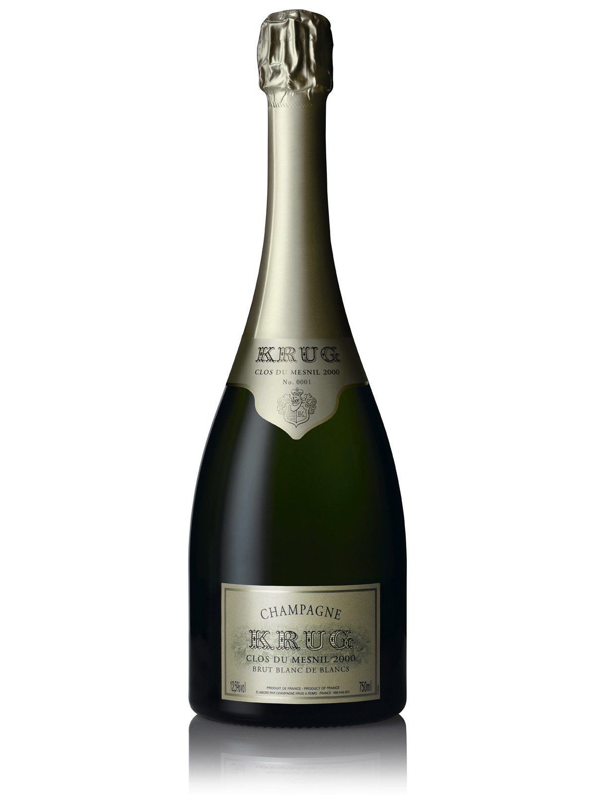 2004 Krug Clos de Mesnil Blanc de Blanc Brut Champagne Magnum - click image for full description
