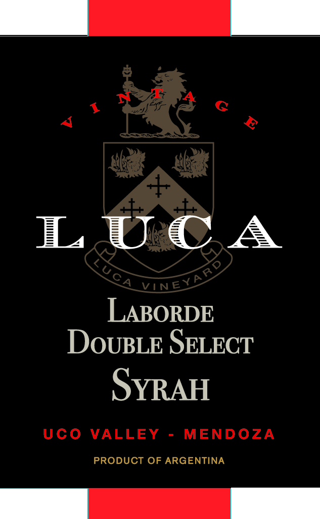 2012 Luca Syrah Laborde Double Select Uco Valley - click image for full description