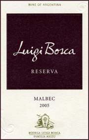 2008 Luigi Bosca Malbec Reserva Mendoza image