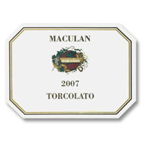 2007 Maculan Torcolato 375ml  image