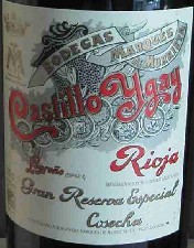 2009 Marques de Murrieta Rioja Gran Reserva Castillo Ygay - click image for full description