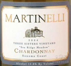 2014 Martinelli Chardonnay Three Sisters Vineyard Sea Ridge Meadow image