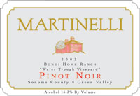2007 Martinelli Pinot Noir Biondi Home Ranch  Water Trough Vineyards Magnum image