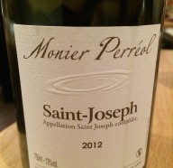 2012 Monier Perreol Saint Joseph Blanc - click image for full description