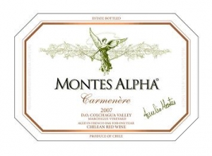 2019 Montes Alpha Carmenere Chile - click image for full description