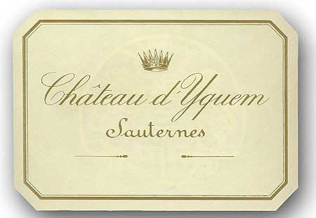 2011 Chateau D'yquem Sauternes - click image for full description