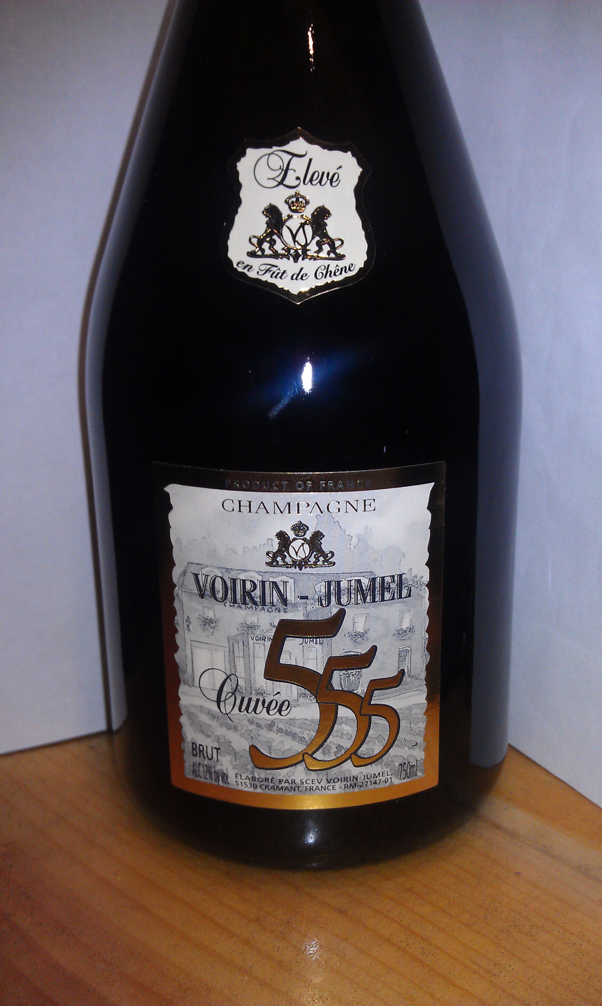 NV Voirin Jumel Cuvée 555 Cramant Champagne - click image for full description