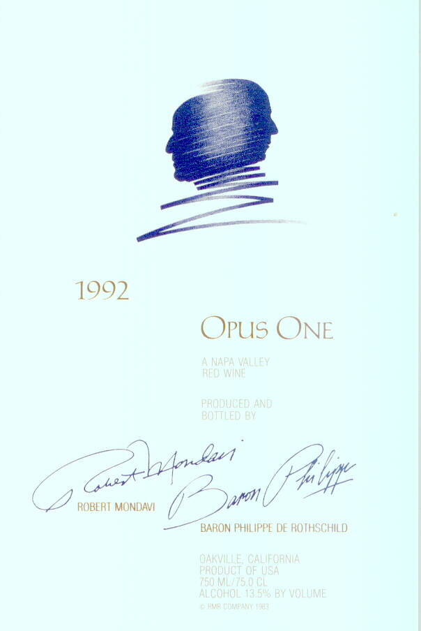 1981 Opus One, Napa Valley, USA - click image for full description