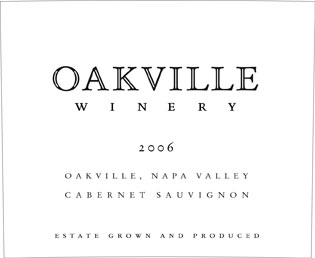 2006 Oakville Winery Cabernet Sauvignon Oakville Napa image