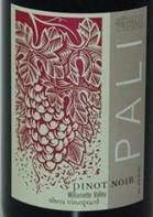 2013 Pali Pinot Noir Shea Vineyard Willamette Valley image