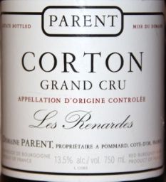 2013 Domaine Parent Corton Renardes Grand Cru image