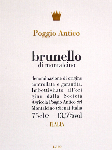 2019 Poggio Antico Brunello Di Montalcino DOCG image
