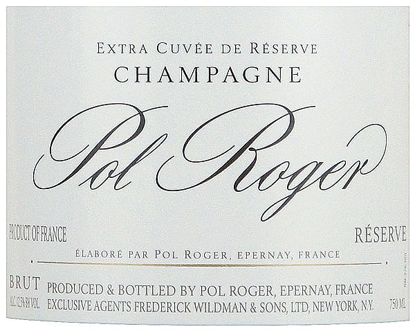 NV Pol Roger Reserve Brut Champagne - click image for full description