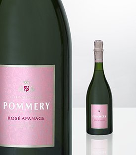 NV Pommery Rose Brut Apanage Champagne - click image for full description