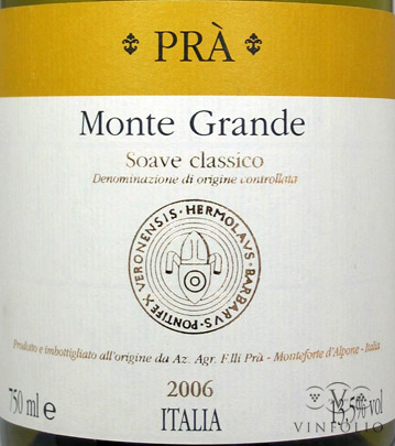 2007 Pra Soave Monte Grande image
