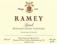 2019 Ramey Syrah Sonoma Coast, USA - click image for full description