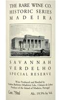 Rare Wine Co. Historic Series Madeira Savannah Verdelho - click image for full description