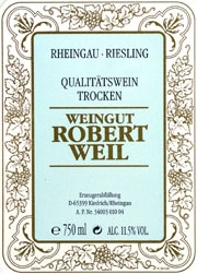 2023 Weingut Robert Weil Riesling Trocken Rheingau image